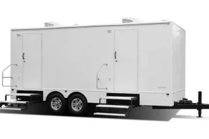 10 Station Restroom Trailer - Superior Sanitary Services