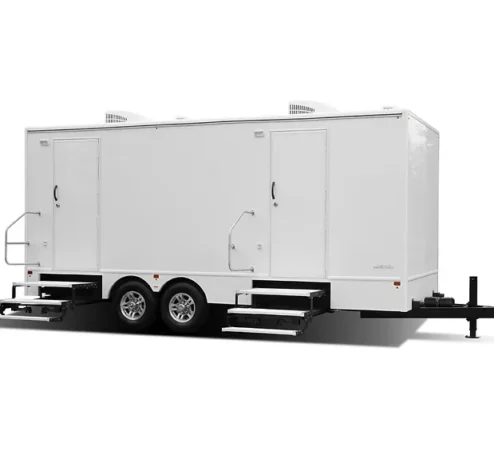 10 Station Restroom Trailer - Superior Sanitary Services