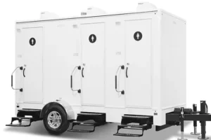 3 Station Restroom Trailer - Superior Sanitary Services