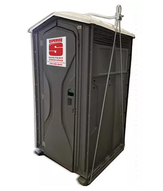 This high-rise construction toilet will keep your workers comfortable on the jobsite.