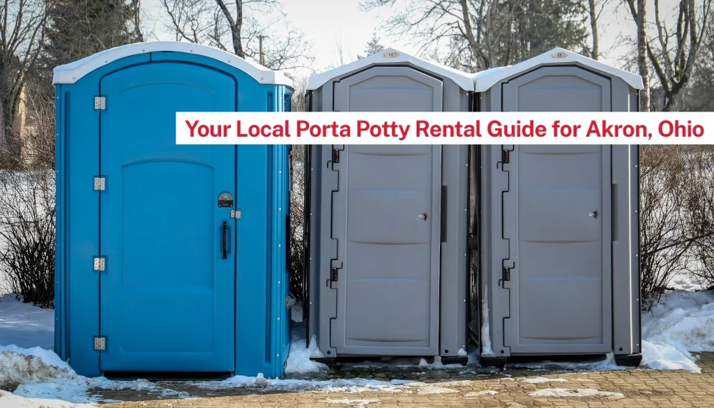 porta potty rental akron ohio