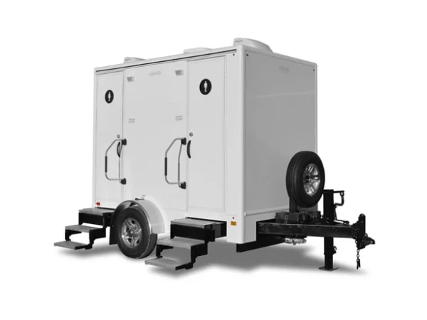 Premium Spa 2 Station Restroom Trailer - Superior Sanitary Services